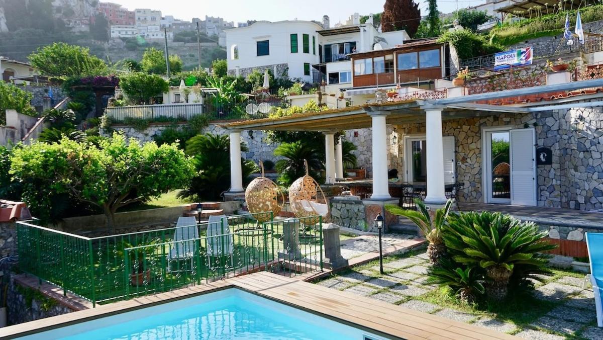 Villa Amalu Capri Piscina E Giardino Eksteriør billede