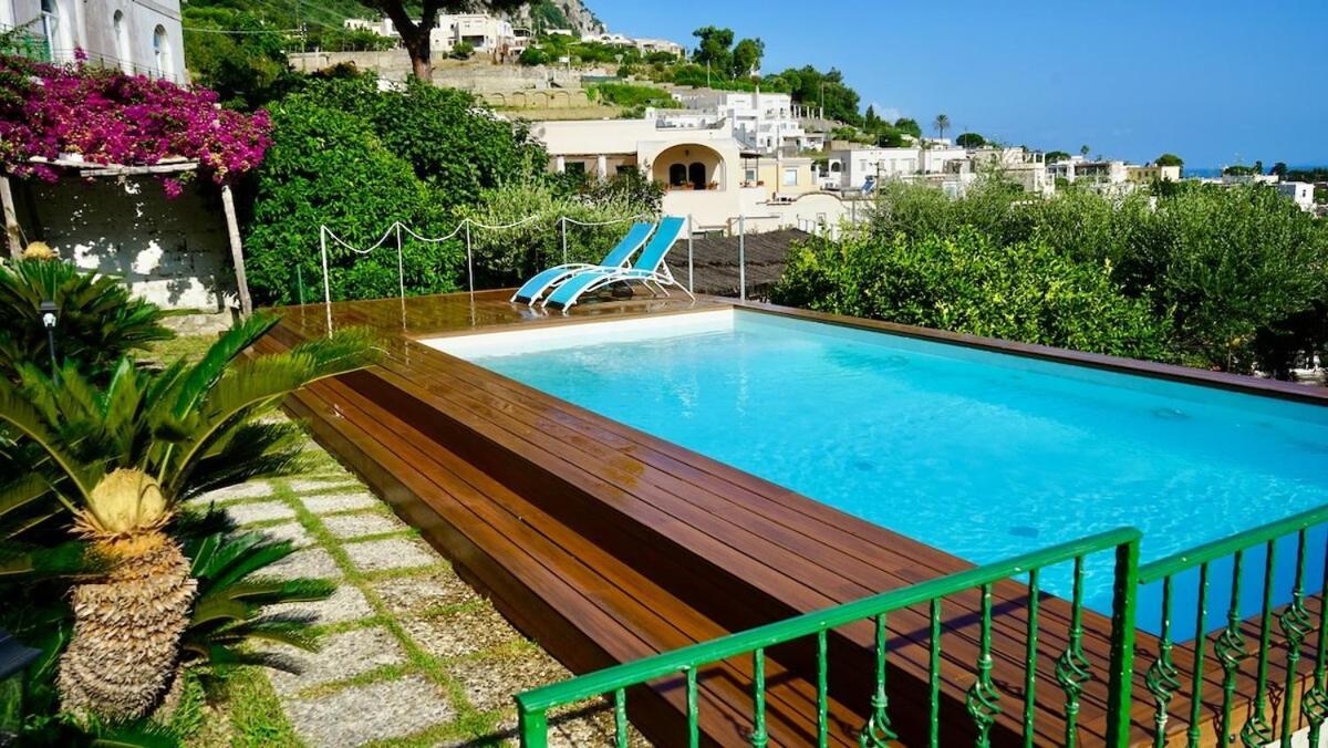 Villa Amalu Capri Piscina E Giardino Eksteriør billede