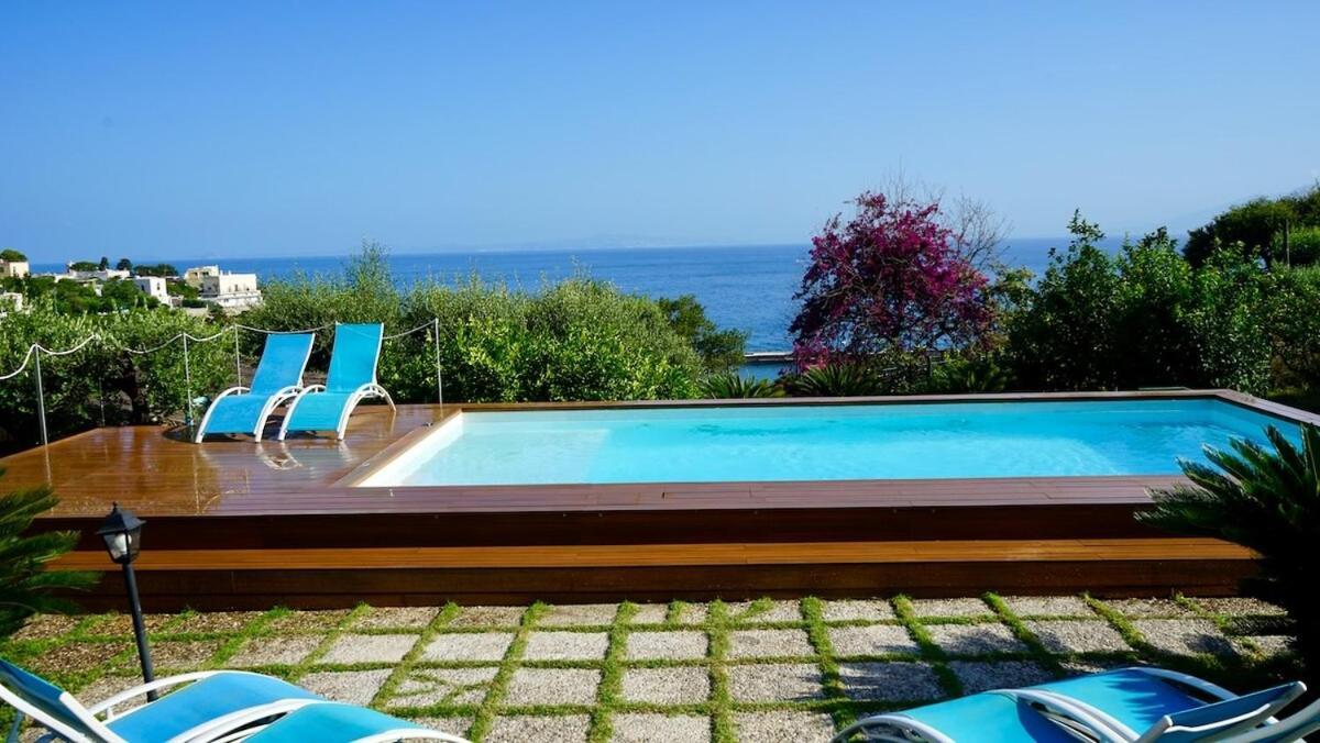 Villa Amalu Capri Piscina E Giardino Eksteriør billede